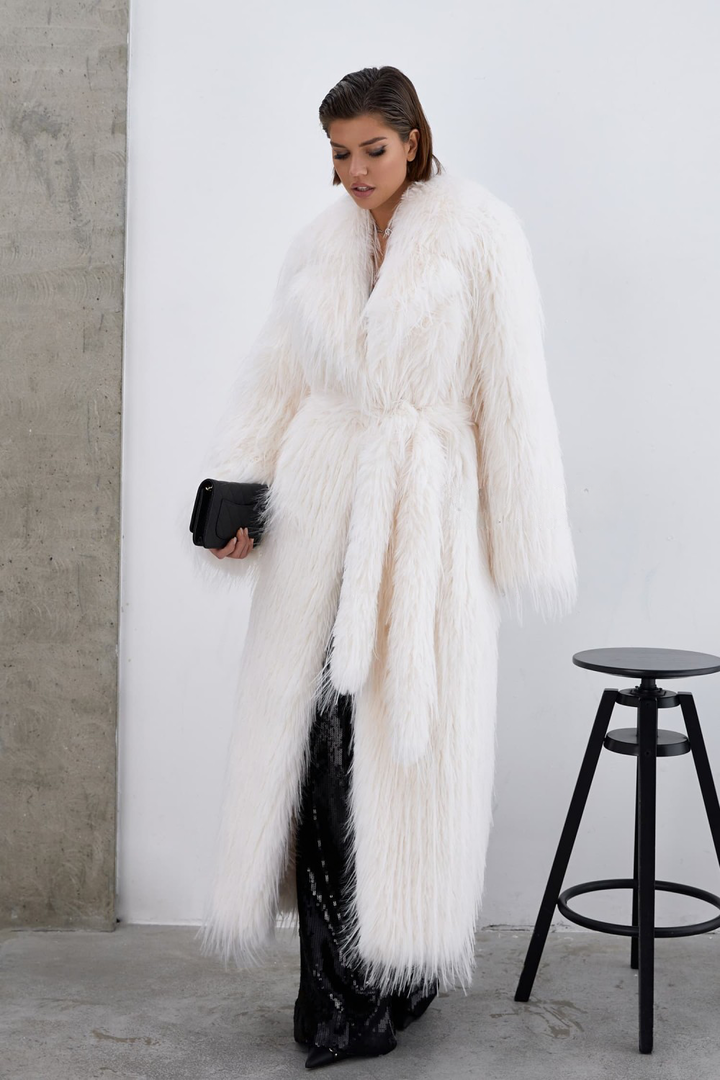 STELLA faux fur coat