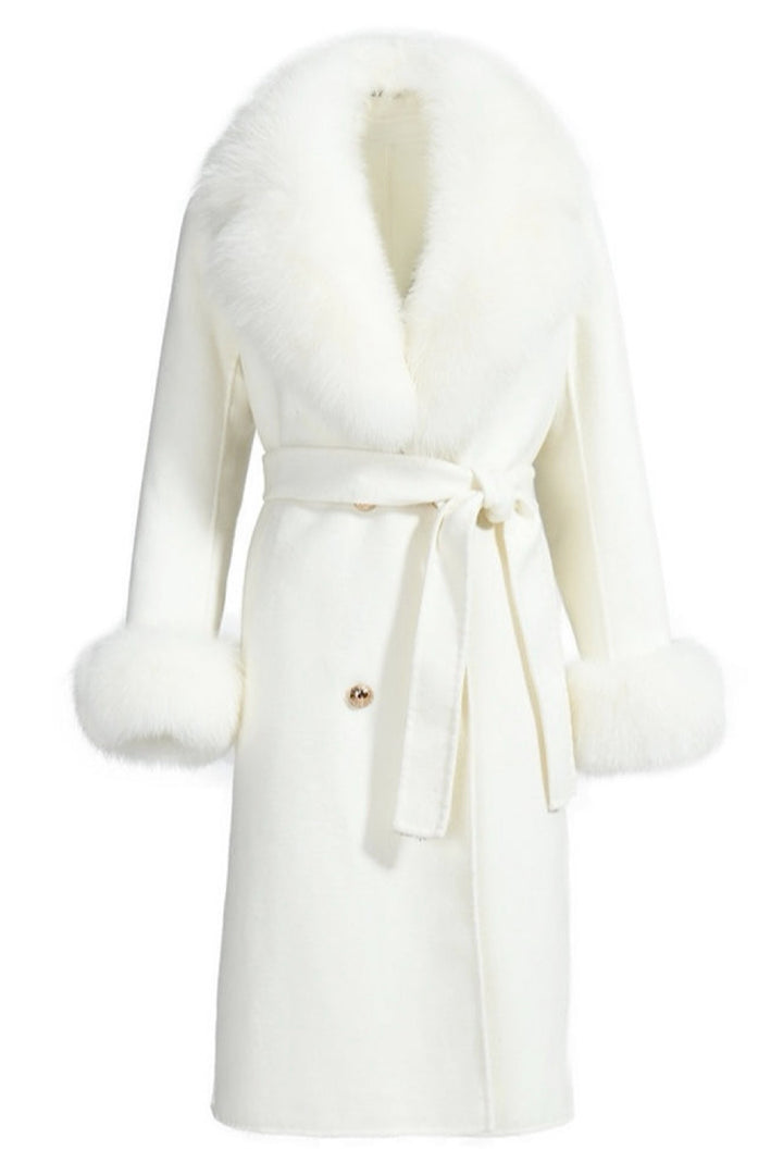 CURVY LORINA Cashmere Coat