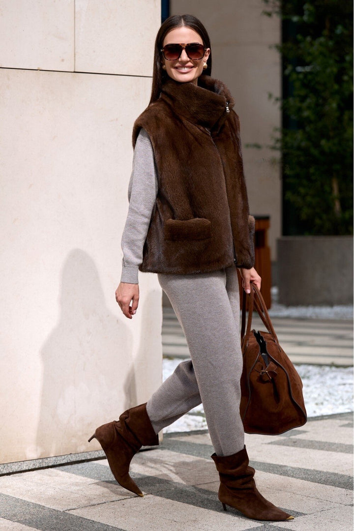 Angelina Mink Fur Vest