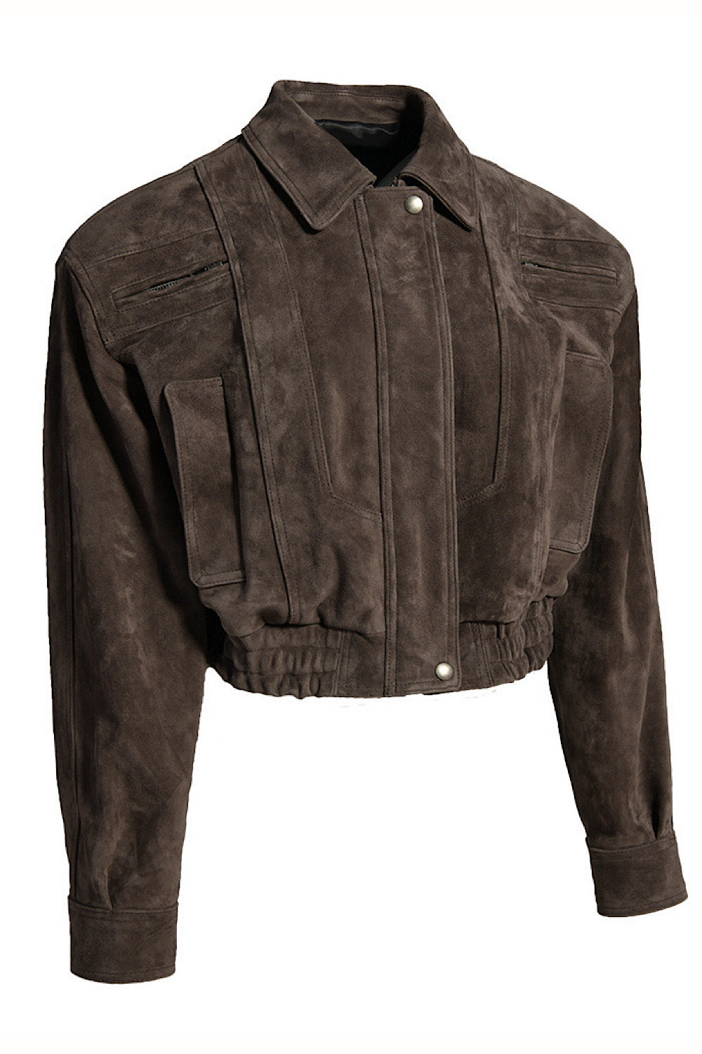 Sereline Suede Jacket Truffle