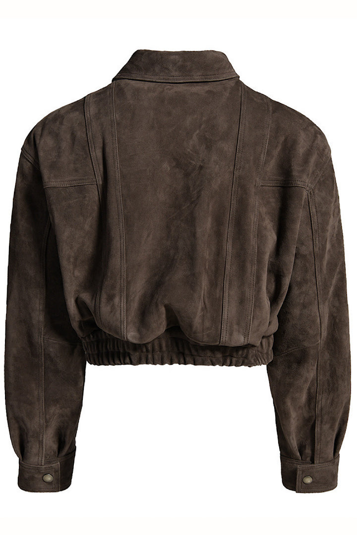 Sereline Suede Jacket Truffle