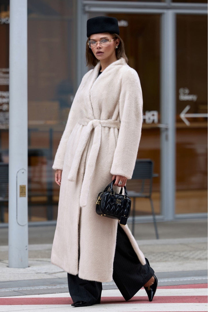 YASMINA Faux Fur Coat