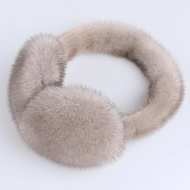 Grey Mink Earmuffs