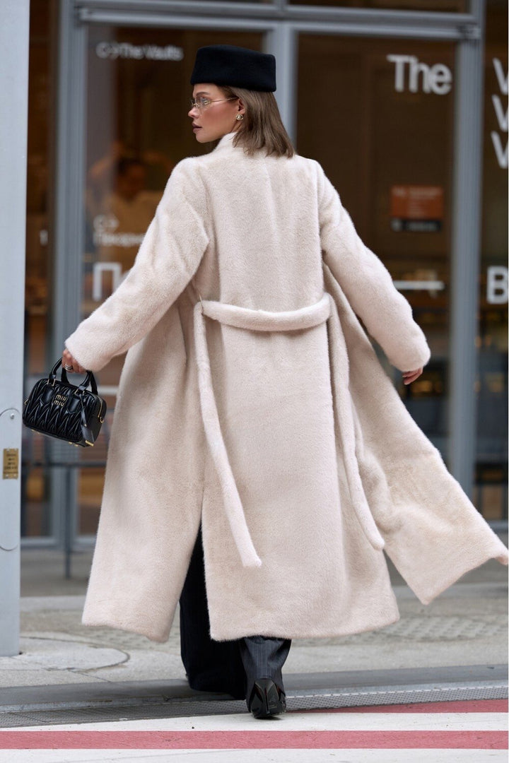 YASMINA Faux Fur Coat