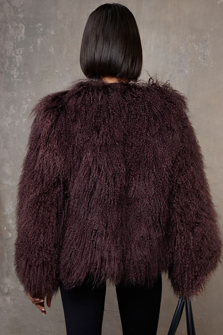 DINA Mongolian Coat Rouge