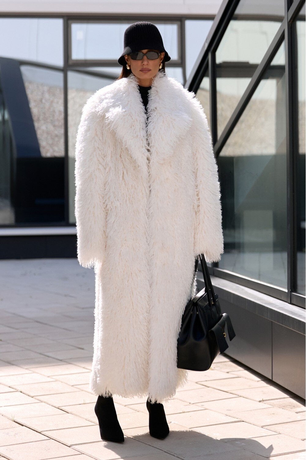 KAI Faux Mongolian Coat