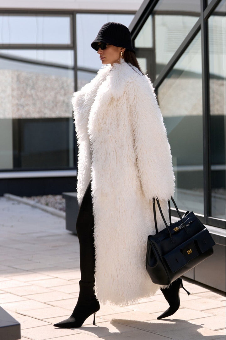 KAI Faux Mongolian Coat