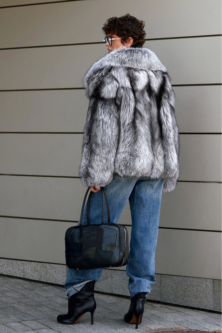 Clemence Silver Fox Fur
