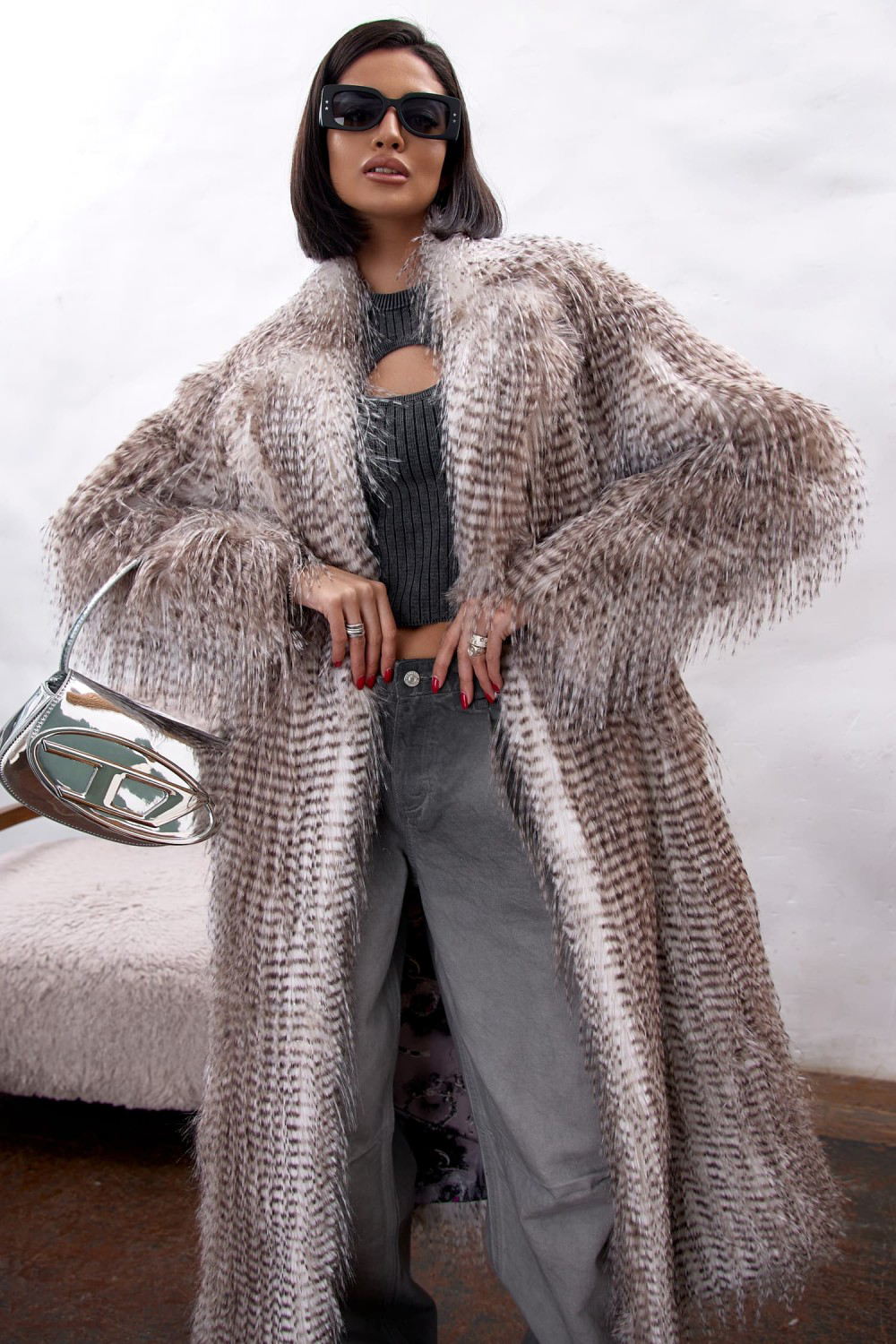 CARA Faux Fur Coat